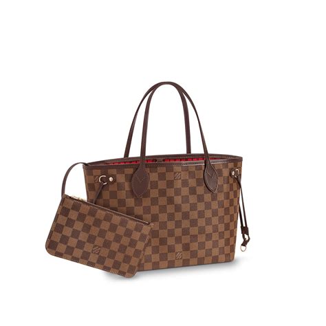 louis vuitton neverfull pm damier ebene canvas|louis vuitton damier ebene clutch.